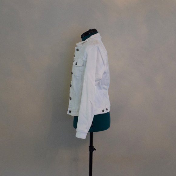 PAIGE White Denim Vermont Jacket Sz S NWOT - Picture 3 of 7